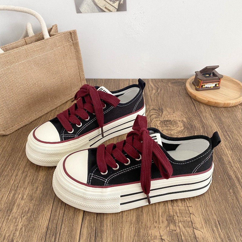 Thick Bottom Canvas Shoes Wome - Cutting Board Foam ulasan dan harga